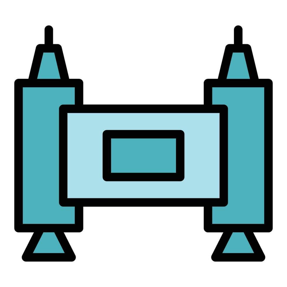 Engine jetpack icon vector flat