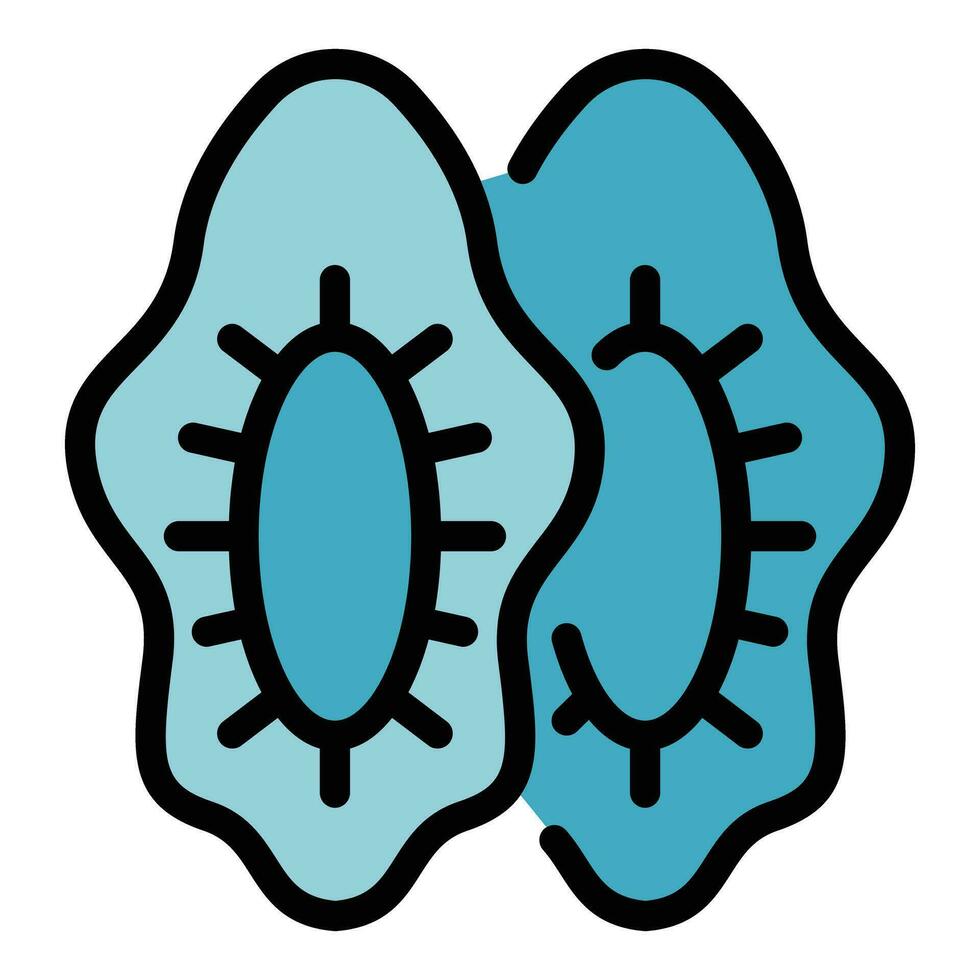 Top view cover shoe icon vector flat