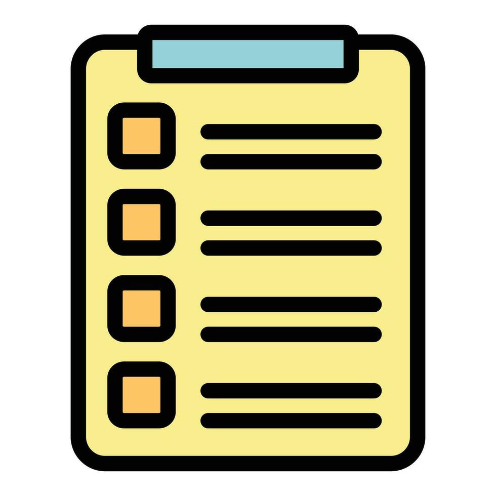 Eye vision to do list icon vector flat