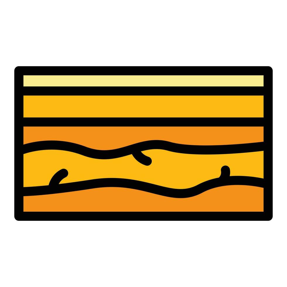 Skin normal icon vector flat