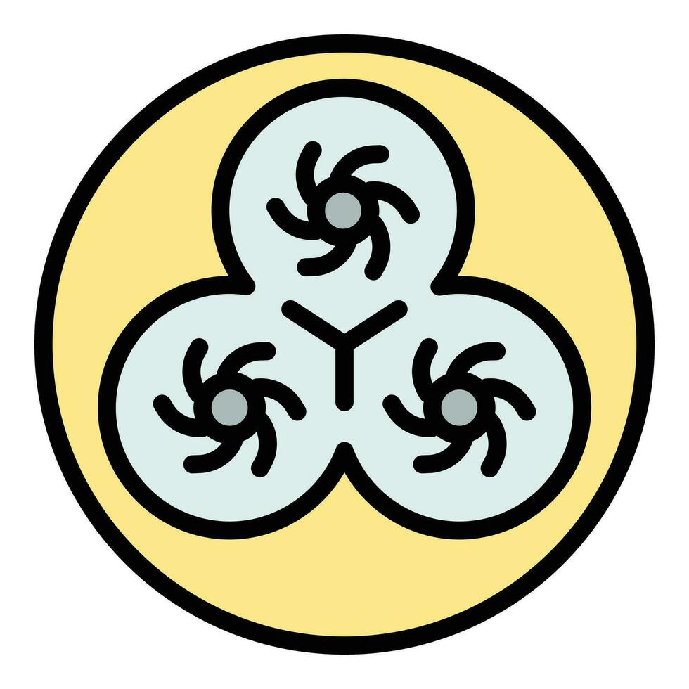 Steam baozi icon vector flat