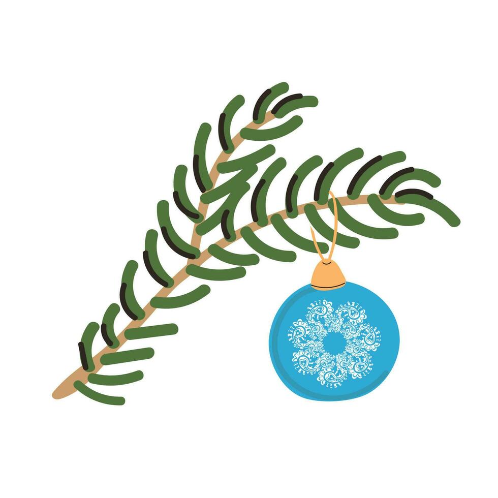 Fir Branch Illustration vector