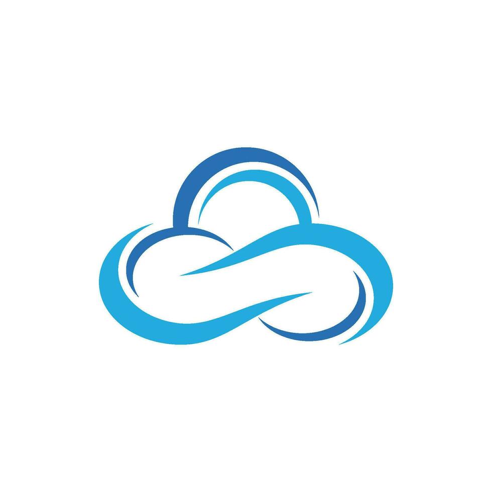 Cloud template vector