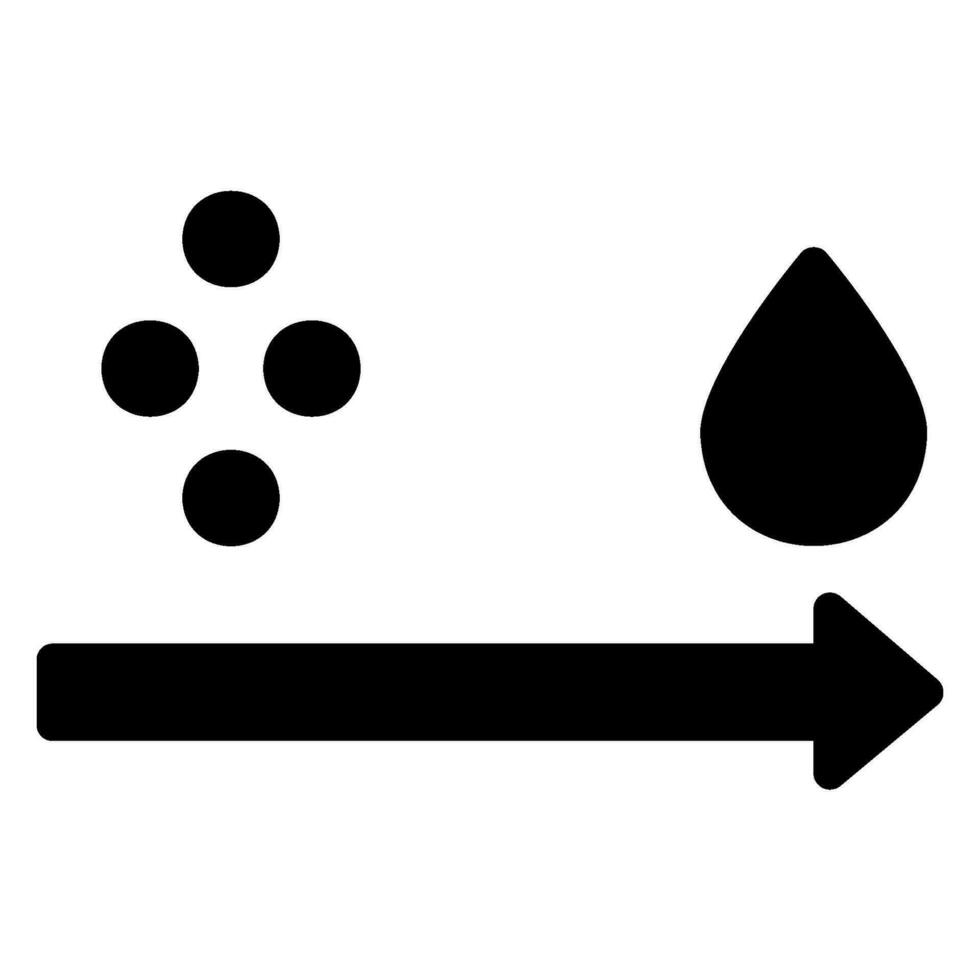 condensation glyph icon vector
