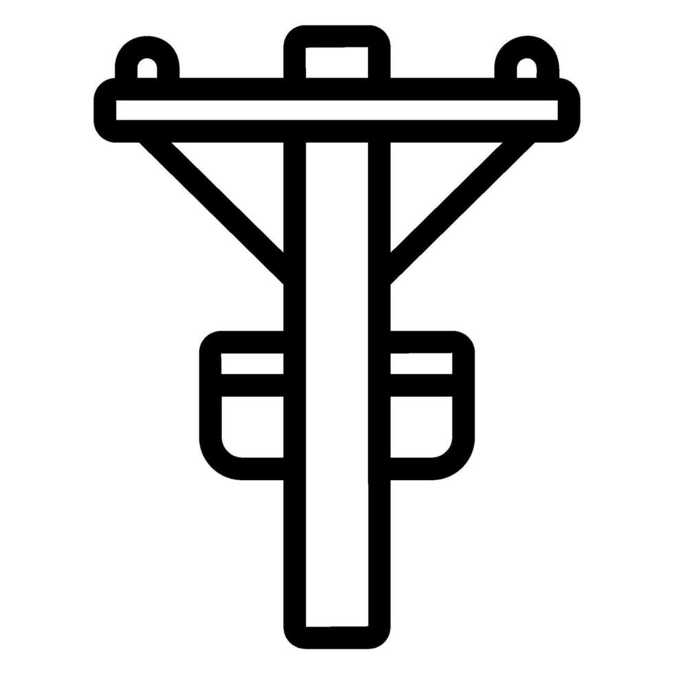 power line line icon vector