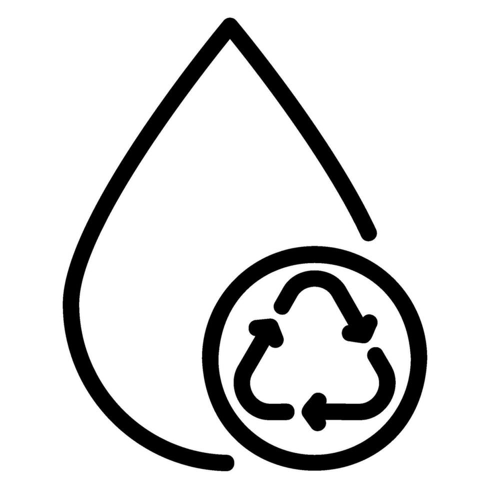 save water line icon vector