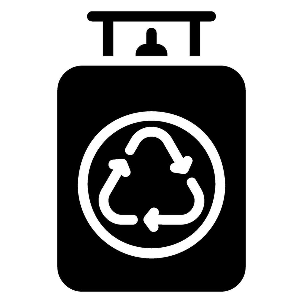 gas glyph icon vector