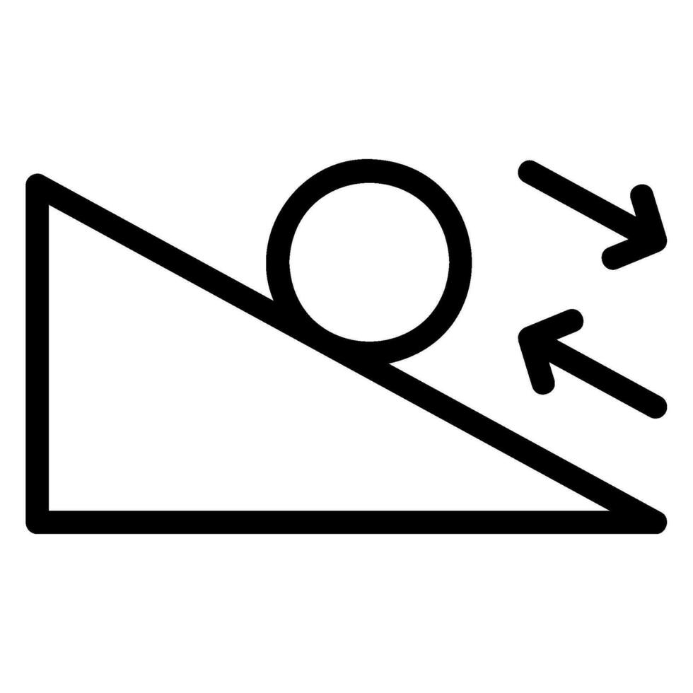 friction line icon vector