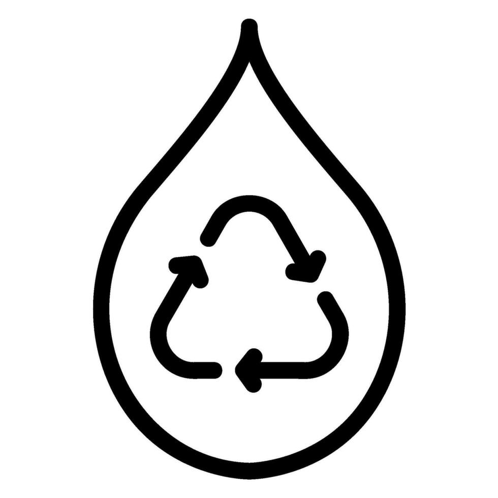 save water line icon vector