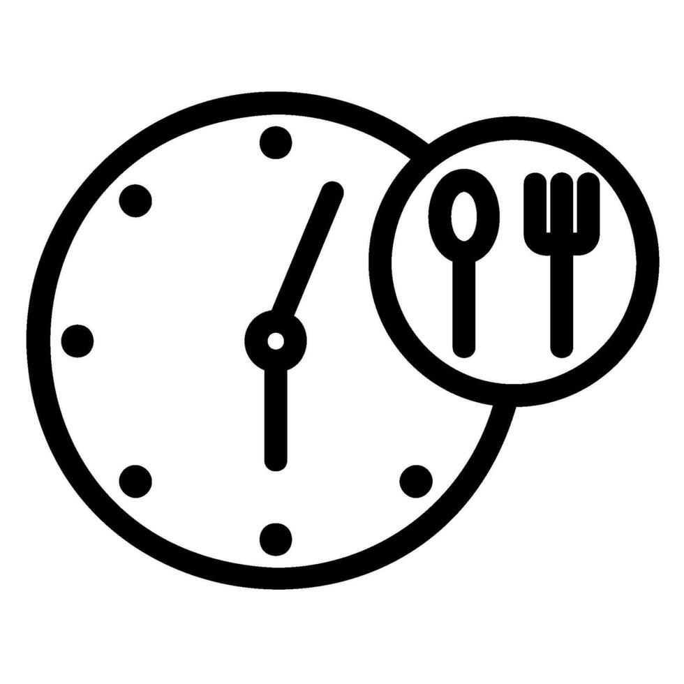 iftar line icon vector