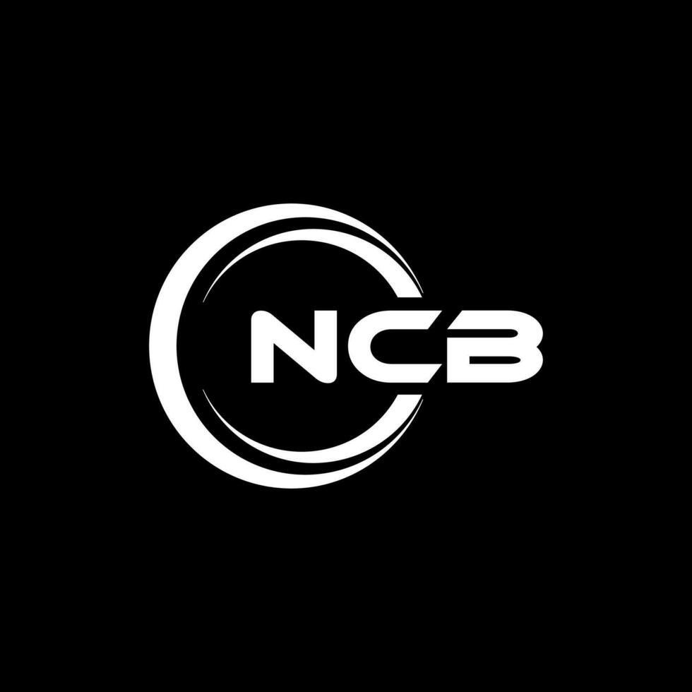 ncb logo diseño, inspiración para un único identidad. moderno elegancia y creativo diseño. filigrana tu éxito con el sorprendentes esta logo. vector