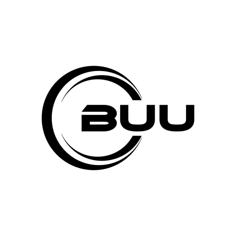 BUU Logo Design, Inspiration for a Unique Identity. Modern Elegance and Creative Design. Watermark Your Success with the Striking this Logo. vector