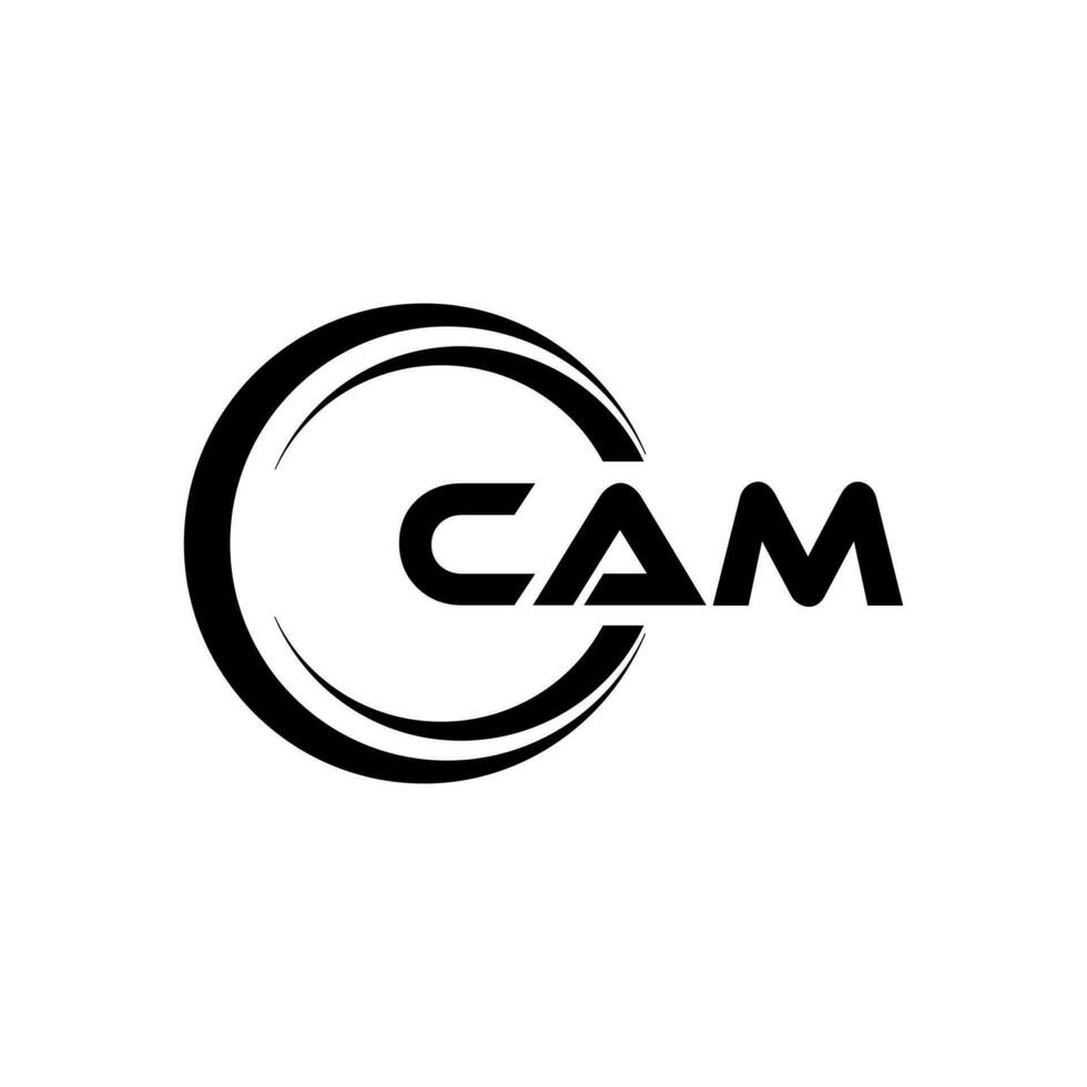 CAM Logo Design, Inspiration for a Unique Identity. Modern Elegance and Creative Design. Watermark Your Success with the Striking this Logo. vector