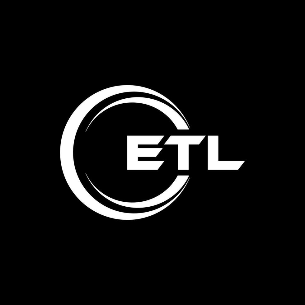 ETL Logo Design, Inspiration for a Unique Identity. Modern Elegance and Creative Design. Watermark Your Success with the Striking this Logo. vector