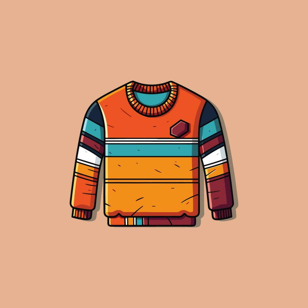 sweater vector clip art illustration