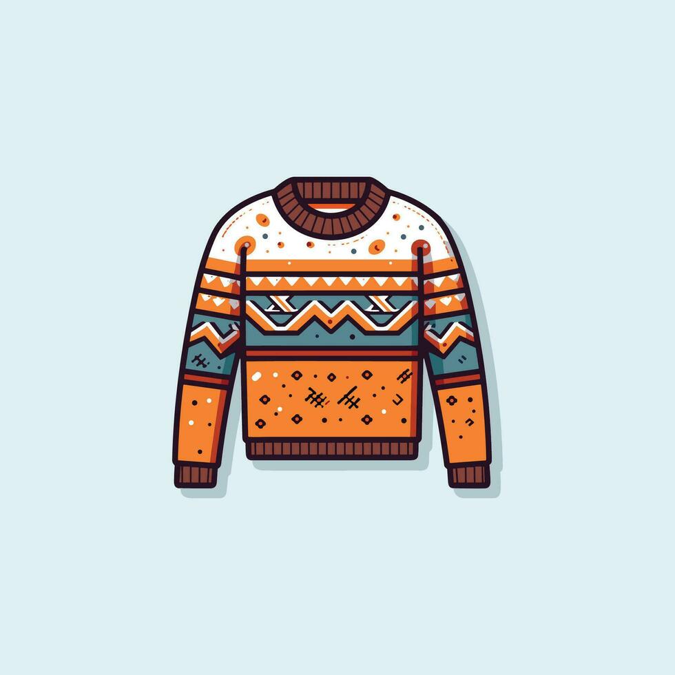 sweater vector clip art illustration