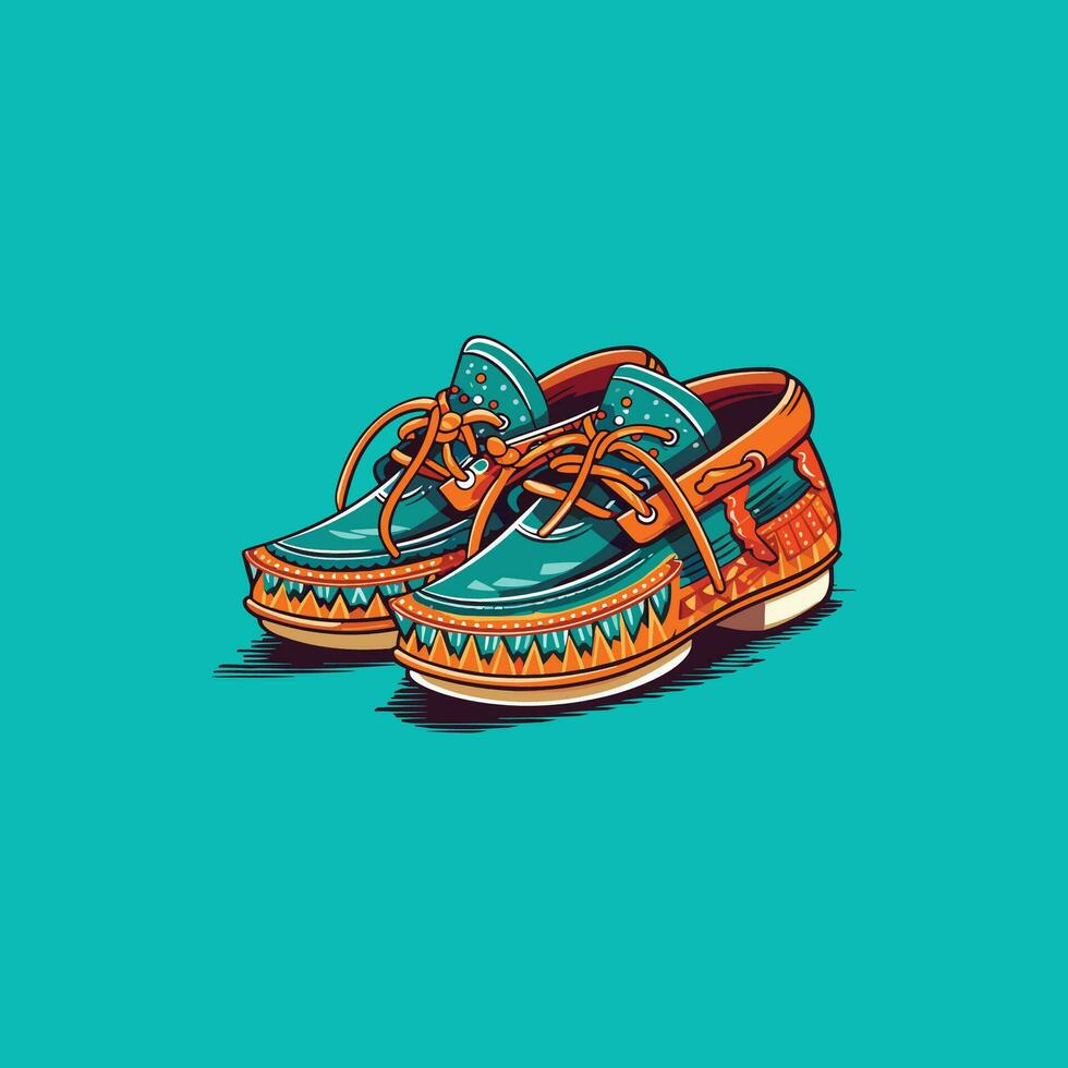 mocasines vector acortar Arte ilustración