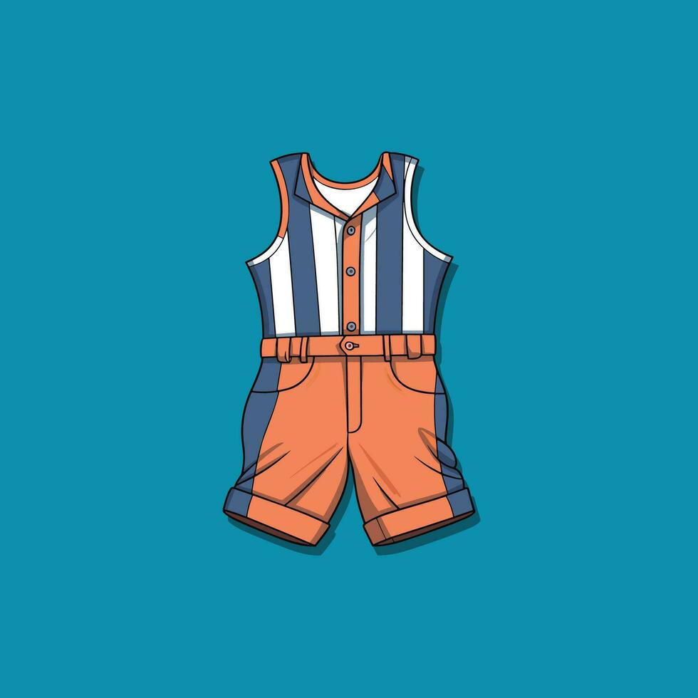 romper vector clip art illustration