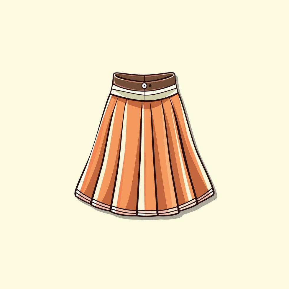 skirt vector clip art illustration