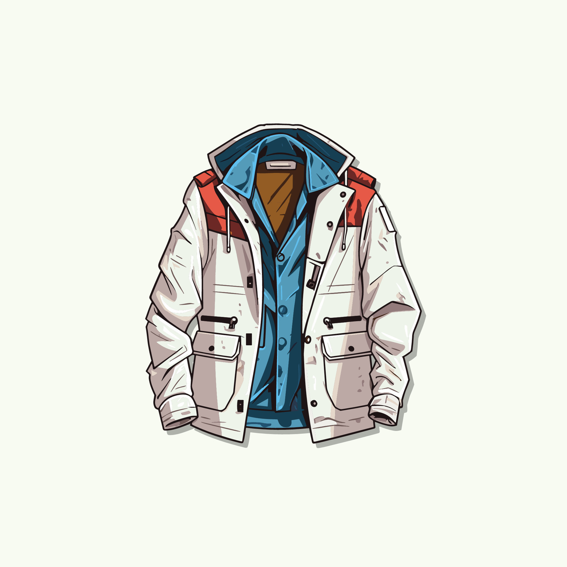 jacket vector clip art illustration 28230173 Vector Art at Vecteezy