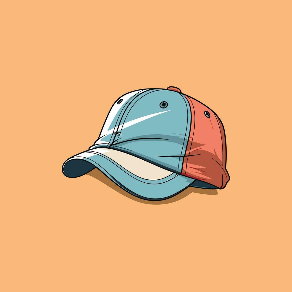 cap vector clip art illustration