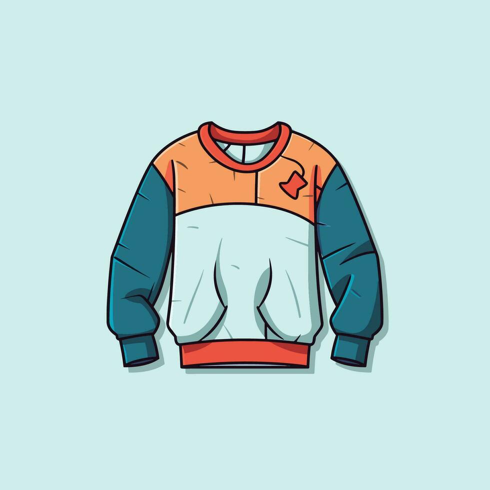 sweatshirt vector clip art illustration