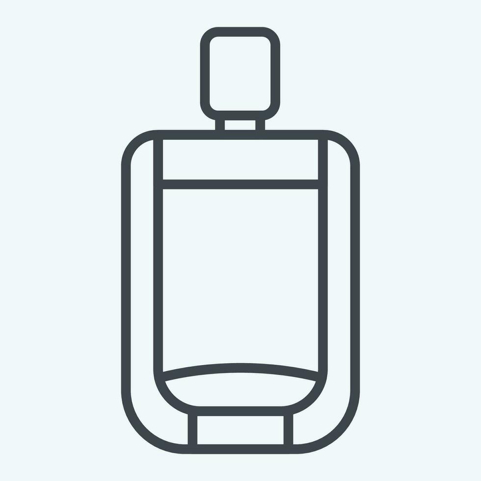 icono urinario. relacionado a baño símbolo. línea estilo. sencillo diseño editable. sencillo ilustración vector