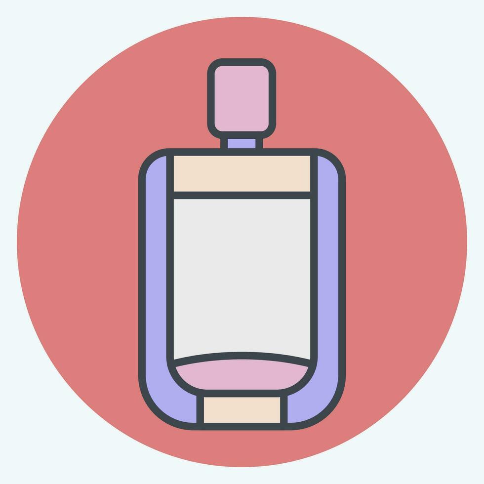 Icon Urinal. related to Bathroom symbol. color mate style. simple design editable. simple illustration vector
