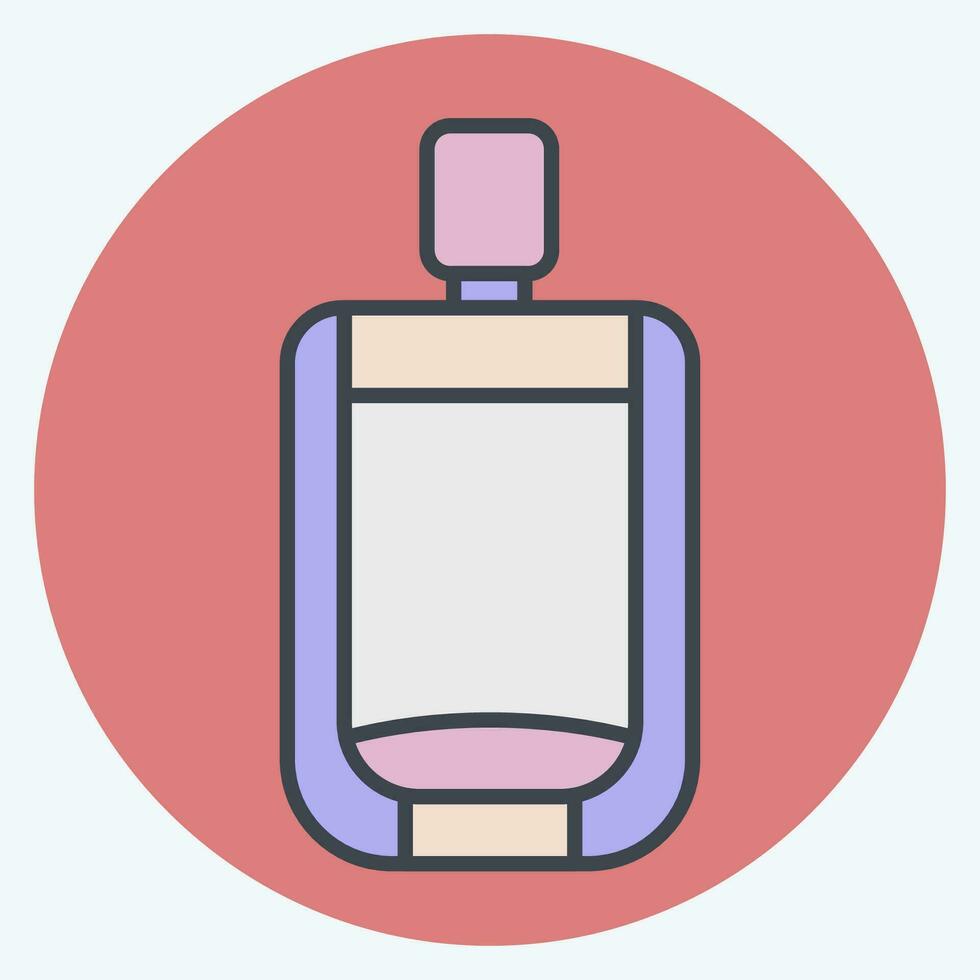 Icon Urinal. related to Bathroom symbol. color mate style. simple design editable. simple illustration vector