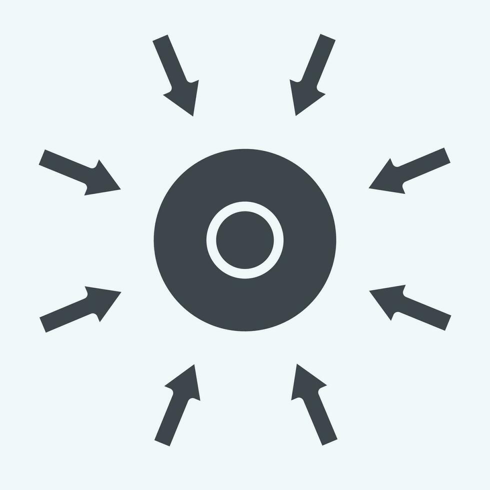 Icon Specific. related to Business Analysis symbol. glyph style. simple design editable. simple illustration vector