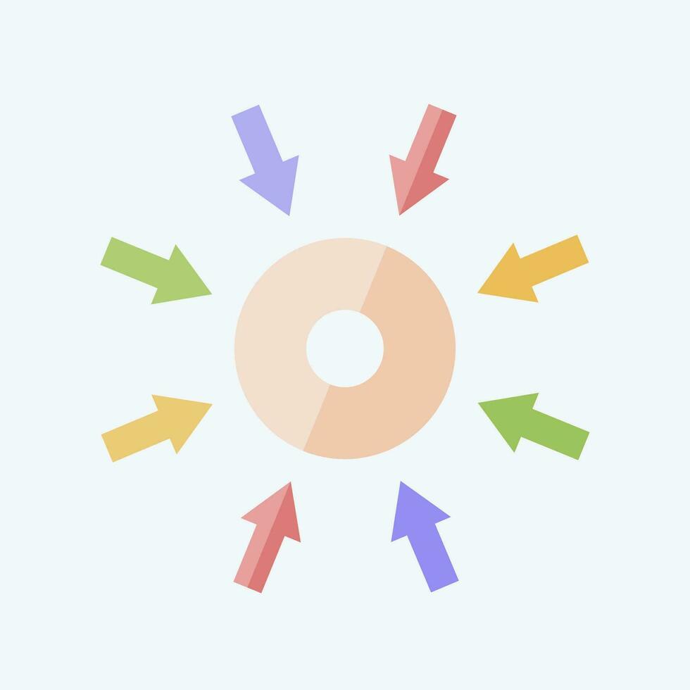 Icon Specific. related to Business Analysis symbol. flat style simple design editable. simple illustration vector