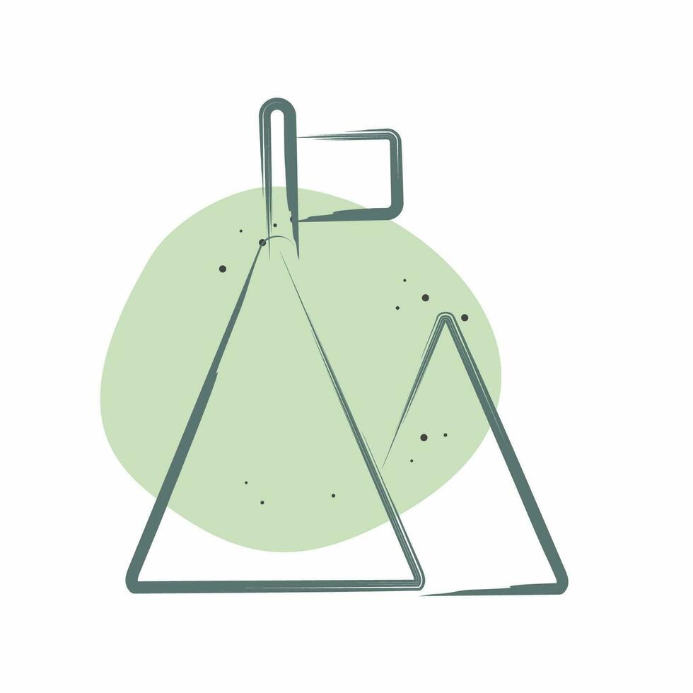 Icon Goal. related to Business Analysis symbol. Color Spot Style simple design editable. simple illustration vector