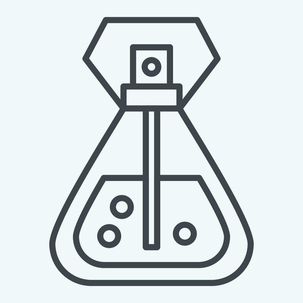 Icon Perfume. related to Saudi Arabia symbol. line style. simple design editable. simple illustration vector