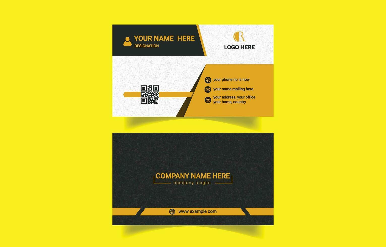 Creative professional corporate business card template vector