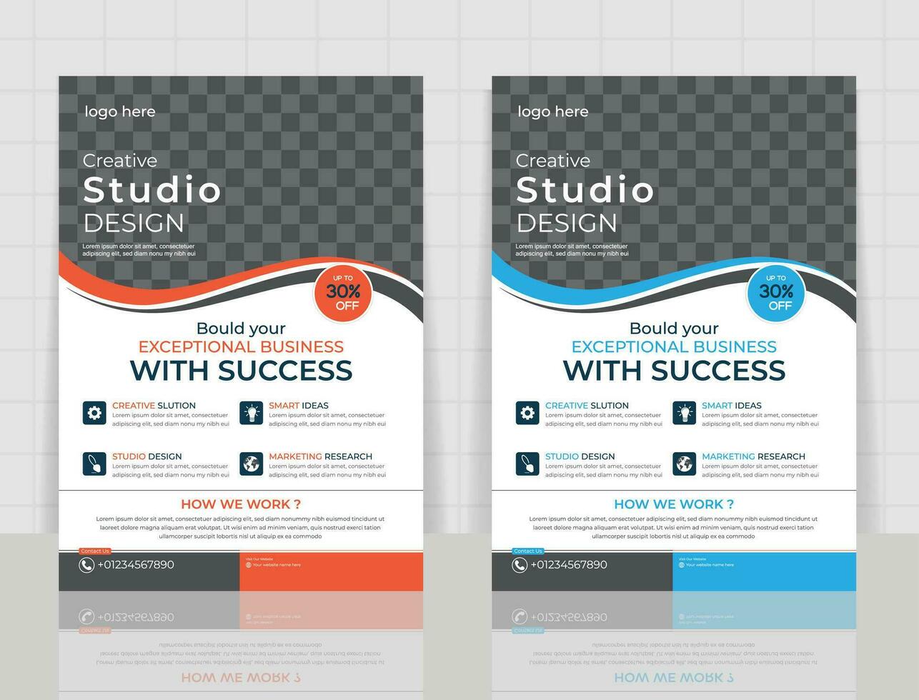 Corporate Flyer design Template ,This is a modern  Creative  Business Flyer.All main elements  and customizable vector