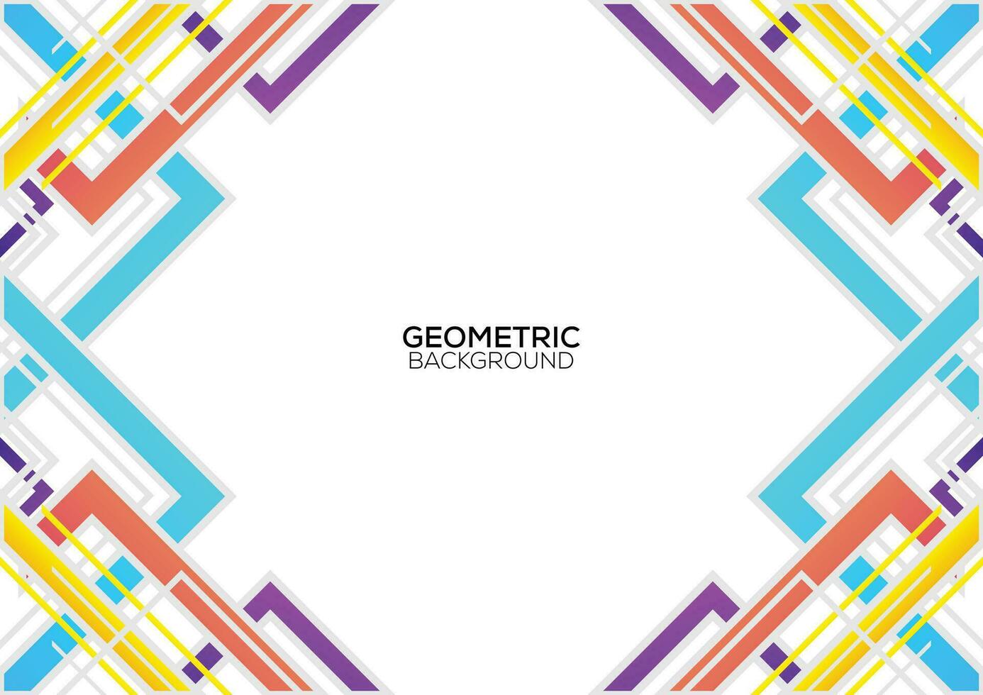 modern geometric background design gradient line vector