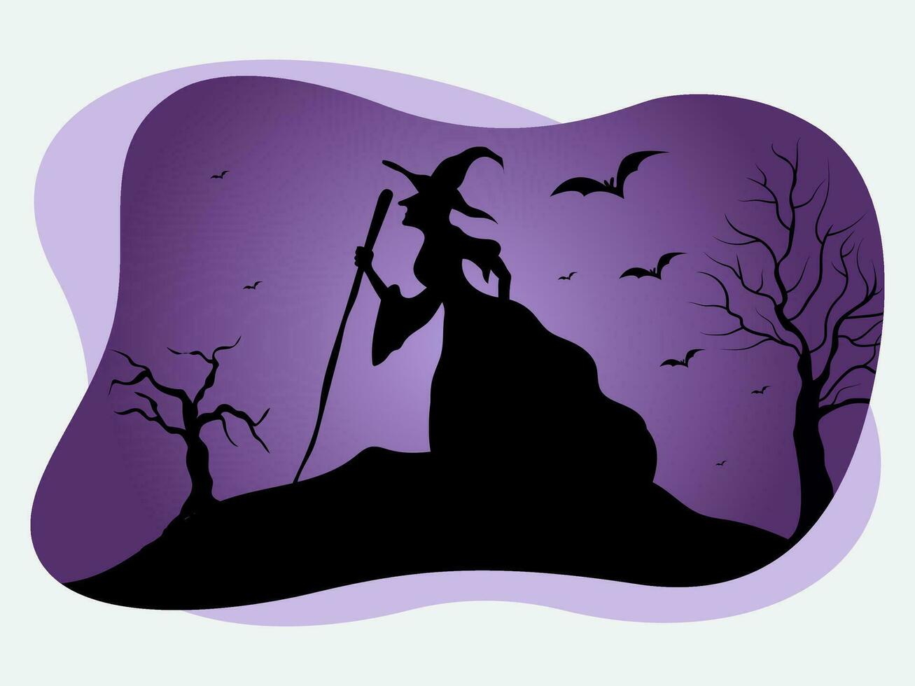 Halloween Pumpkins and Tombstones in the Graveyard Vector Background Bundle Pack Set Template