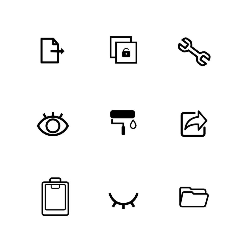 Design and editing icon tools. Simple vectors for web, mobile, and application.