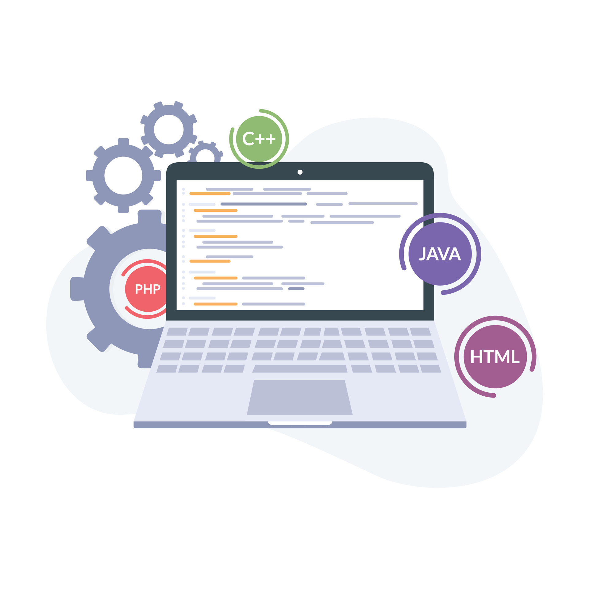 Web development illustration useable for both ios android and web ...