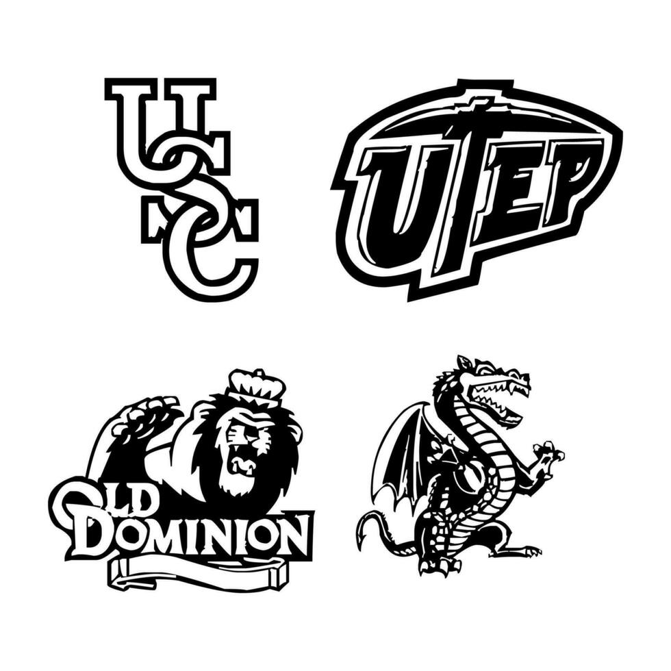 black and white logo icon vector