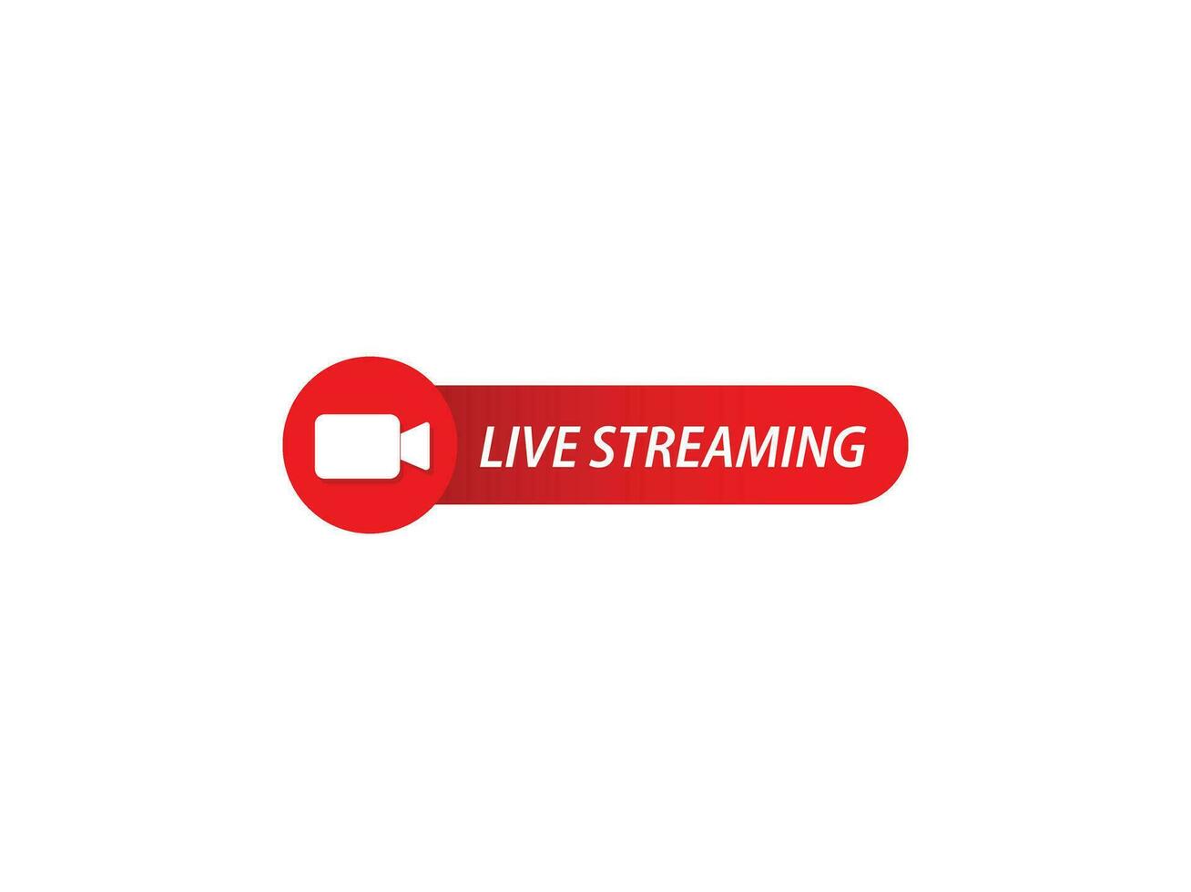 Red Label Live Stream Vector