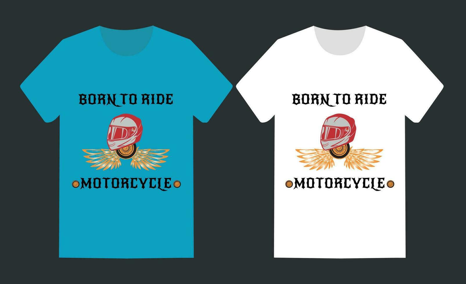 impresión Listo motocicleta t camisa diseño vector modelo.