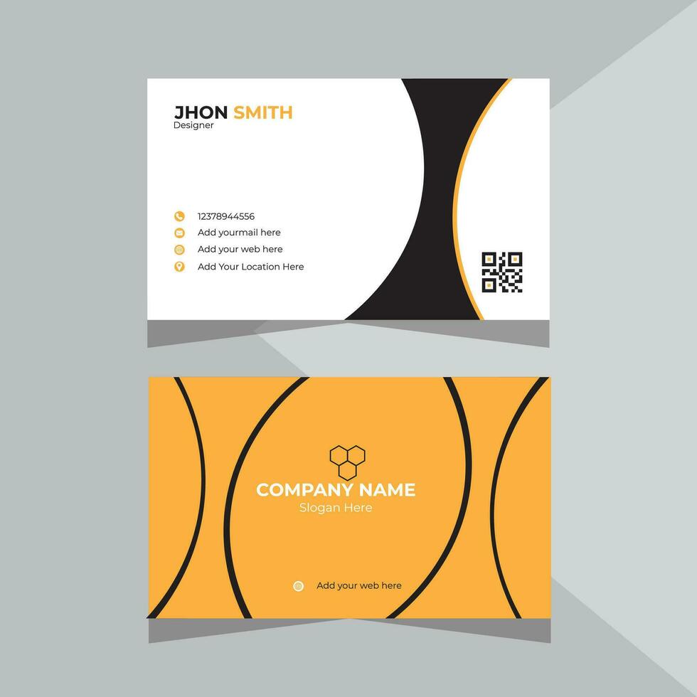 Elegant Business Card Design vector