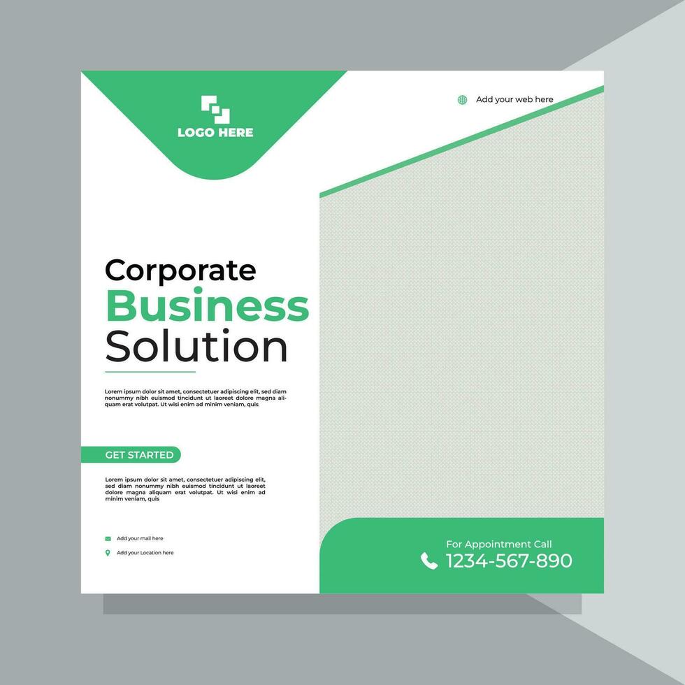 Modern Social Media Post vector