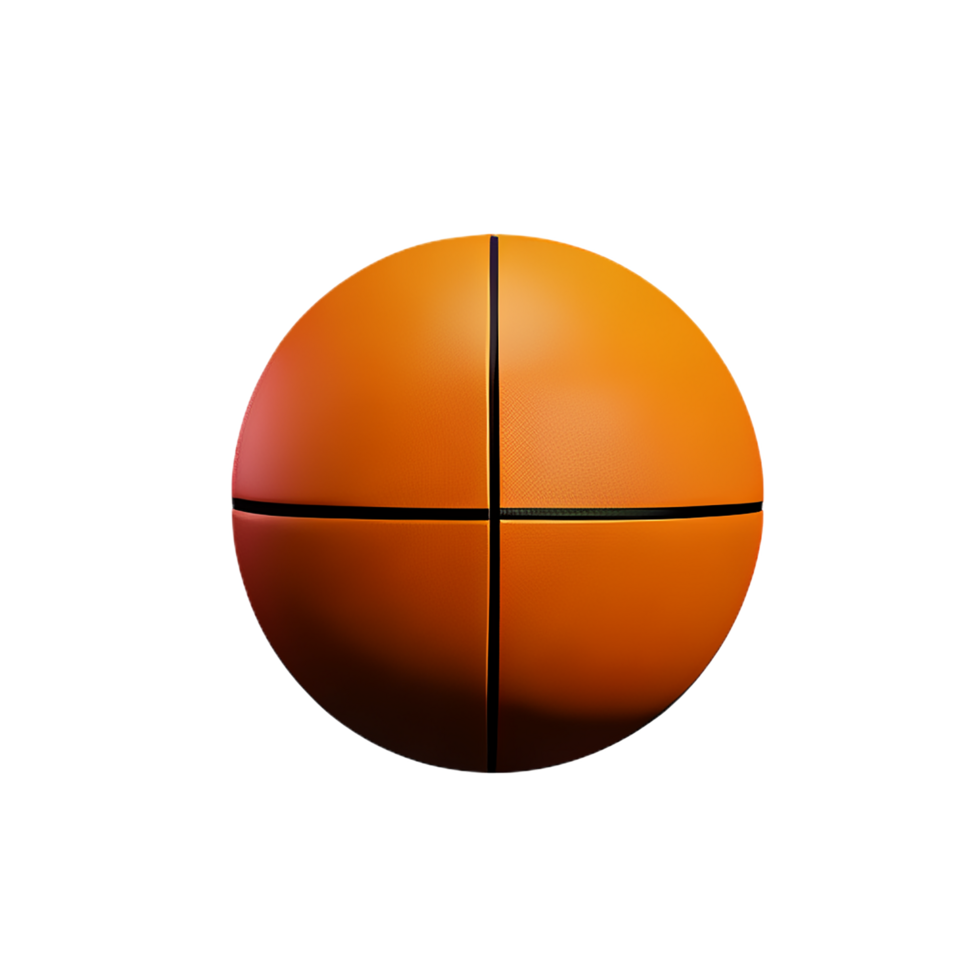basquetebol 3d Renderização ícone ilustração png