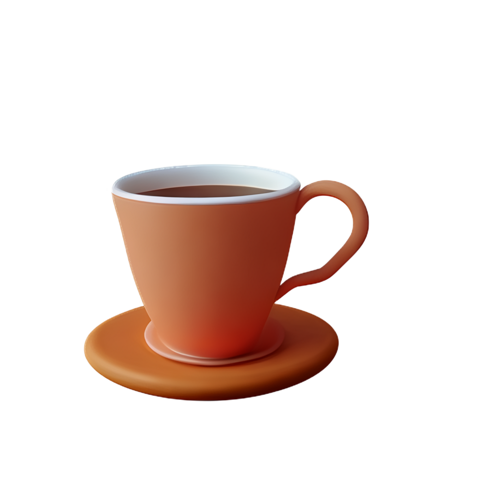 tea 3d rendering icon illustration png