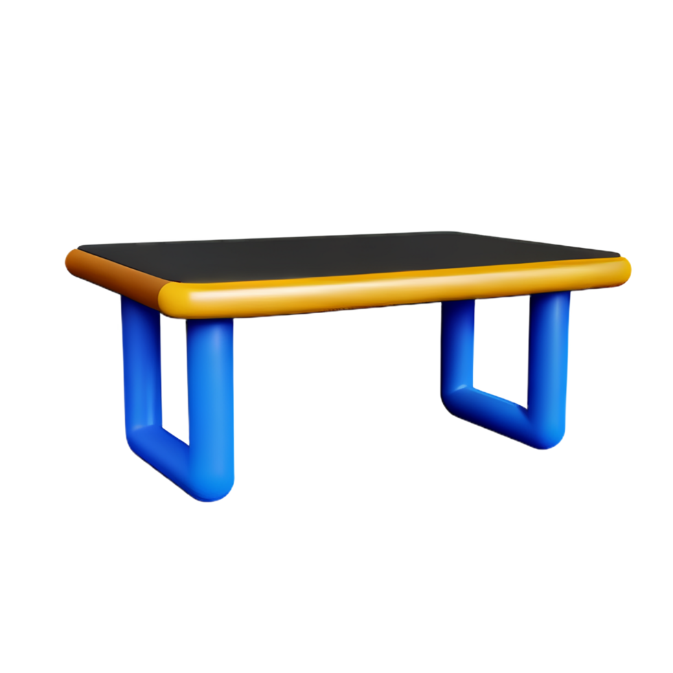 mesa 3d ícone ilustração png