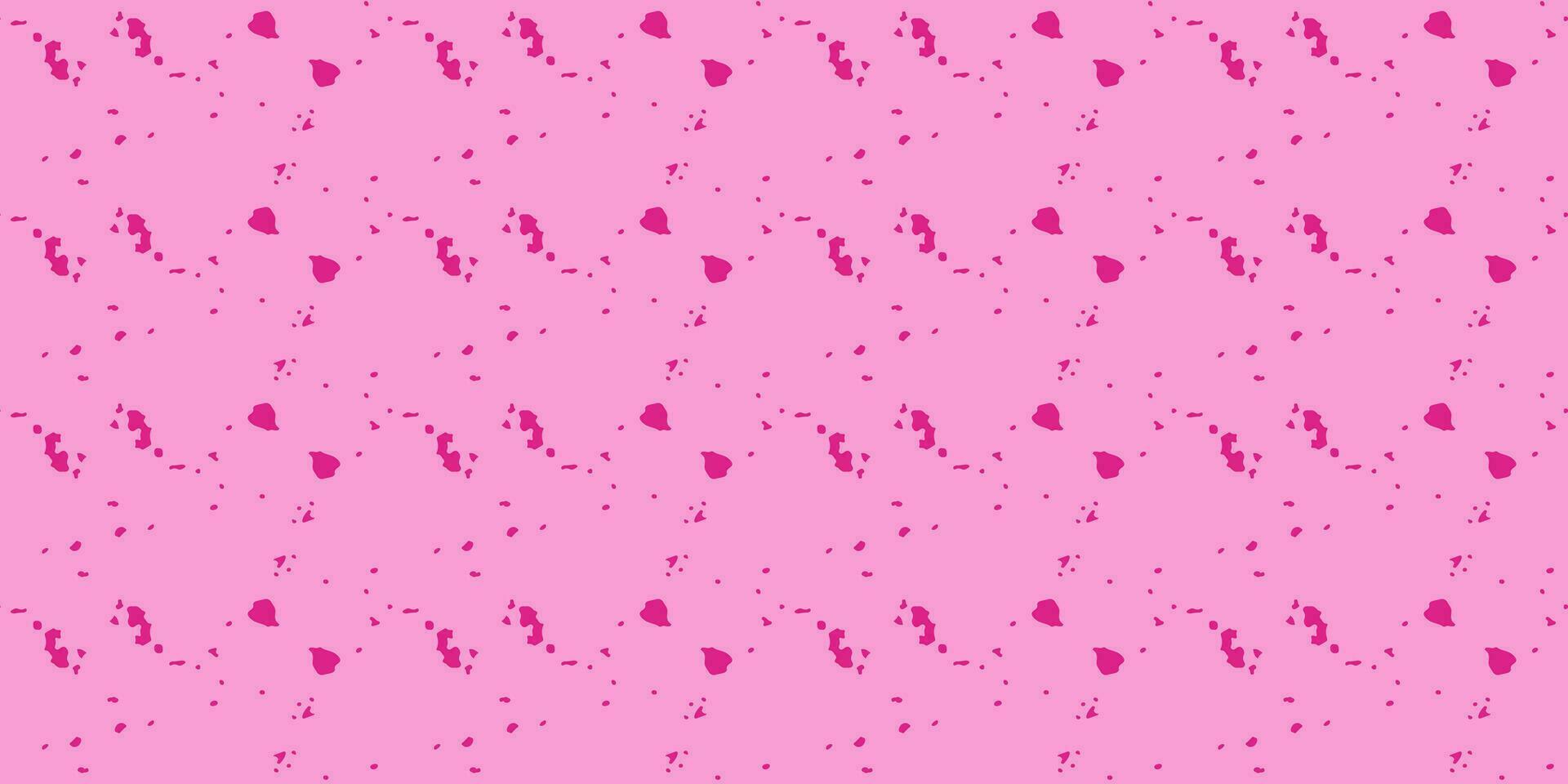 Barbie background. Pink shape seamless pattern art vector