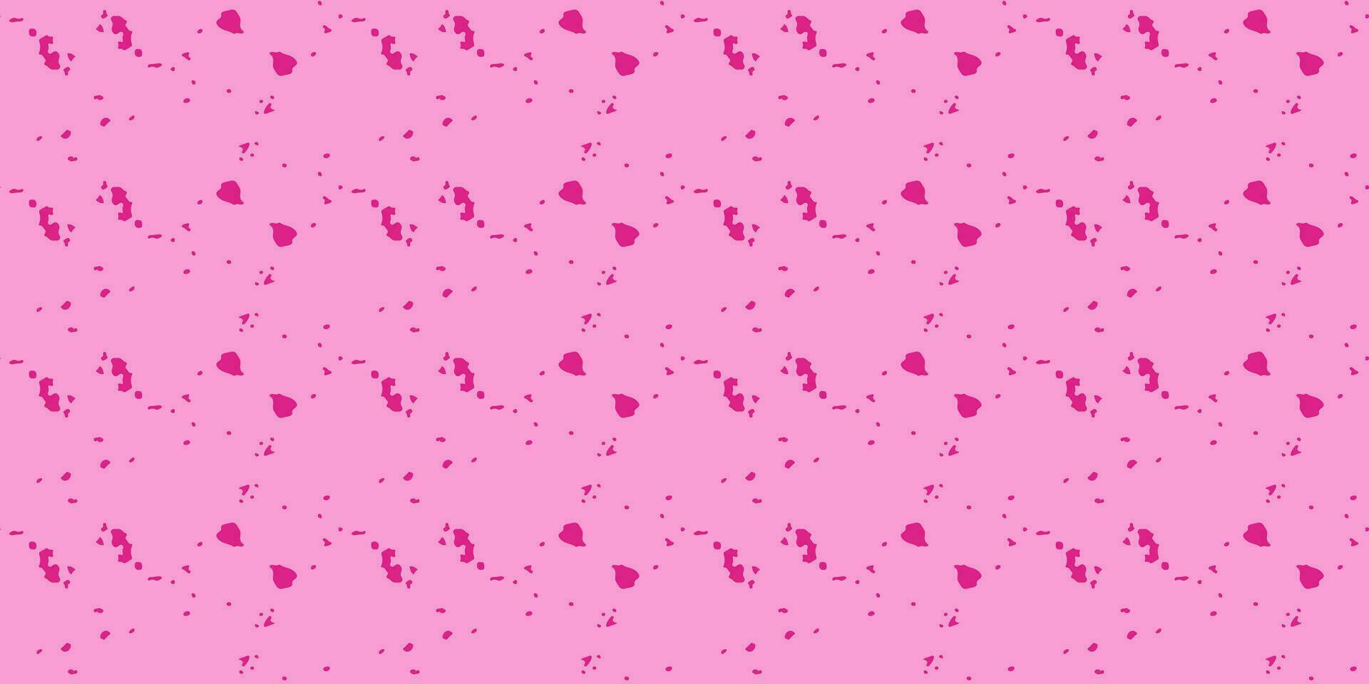 Barbie background. Pink shape seamless pattern art vector