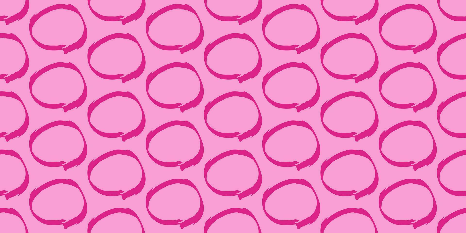 Barbie background. Pink shape seamless pattern art vector